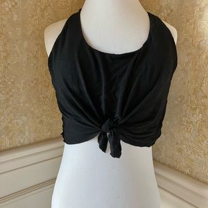 Niyama Sol black cropped top